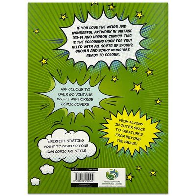 Classic Comic Colouring Book: Sci-Fi & Horror image number 2