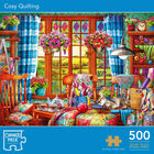 Cosy Quilting 500 Piece Jigsaw Puzzle image number 1