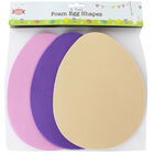 Easter Egg Foam Shapes: Pack of 8 image number 1