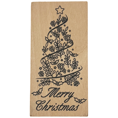 Merry Christmas Tree Stamp image number 1