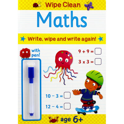 Wipe Clean Maths: Age 6+ image number 1