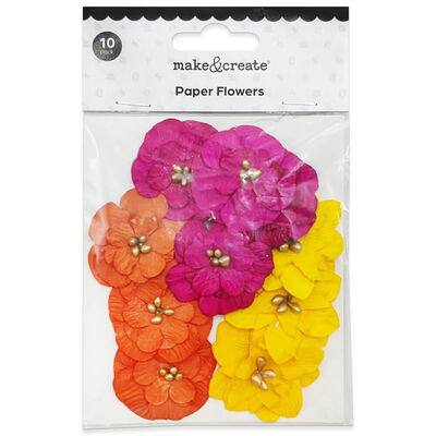 Paper Flowers: Pack of 10 image number 1