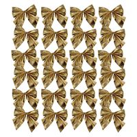 Gold Ribbon Bows: Pack of 24
