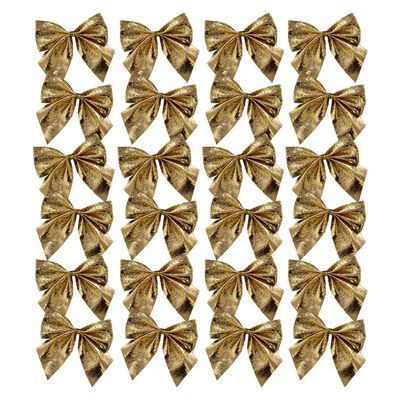 Gold Ribbon Bows: Pack of 24 image number 1