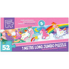 Unicorn Paradise 1 Metre Jumbo 52 Piece Jigsaw Puzzle image number 1