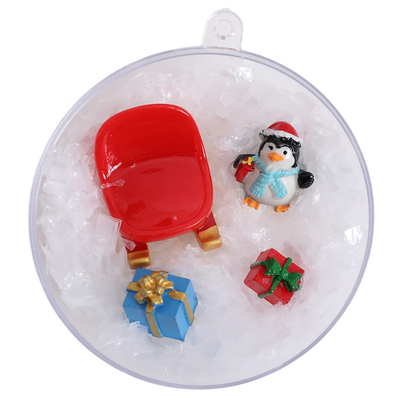 Christmas Resin Sleigh & Presents Embellishments: Pack of 4 image number 2