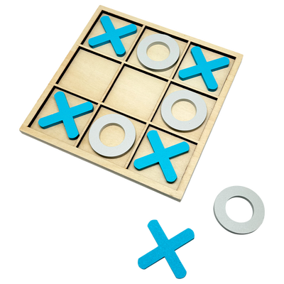 Wooden Tic Tac Toe image number 1