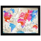 Wanderlust Map Cushion Lap Tray image number 1