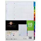 A4 Concord Index Dividers: Pack of 10 image number 1