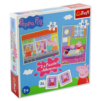 Peppa Pig 2-in-1 Jigsaw Puzzle Set image number 1