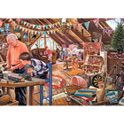 Train Set in The Attic 1000 Piece Jigsaw Puzzle image number 2