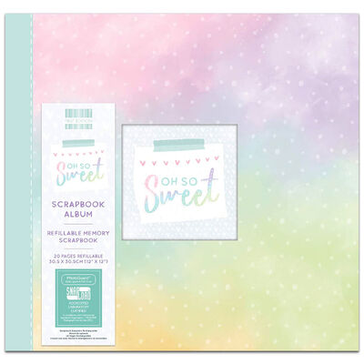 First Edition Oh So Sweet Dot Scrapbook Album 12&rdquo;x12&rdquo; image number 1