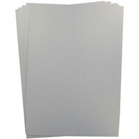 Centura Pearl A4 Snow White - Hint of Silver Card - 10 Sheet Pack