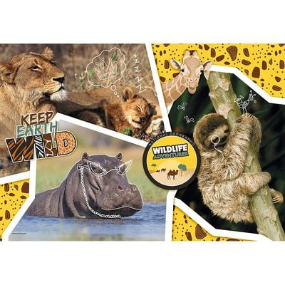 National Geographic Wildlife 104 Piece Jigsaw Puzzle image number 2