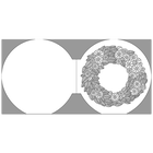 Christmas Wreaths Colouring Book image number 3