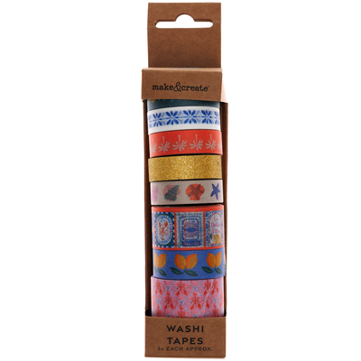 Bella Vita Washi Tape: Pack of 8 image number 3
