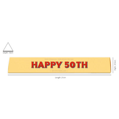 Toblerone Milk Chocolate 100g – Happy 50th image number 2