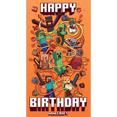 Minecraft Birthday Card image number 1