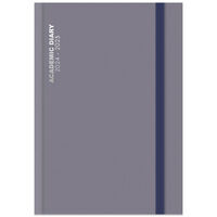 A5 Day a Page Grey 2024-2025 Academic Diary