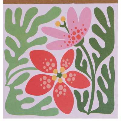 Vivid Modern Flower Design Pad: 6 x 6 Inches image number 2