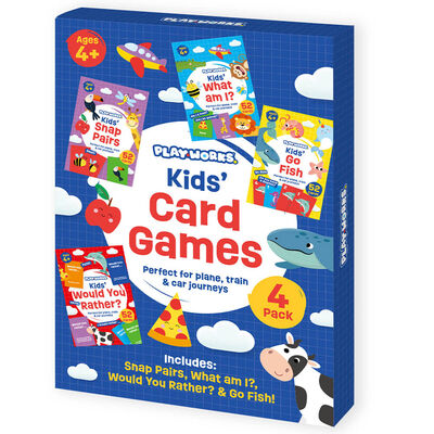 PlayWorks Kids’ Card Games: Pack of 4 image number 1