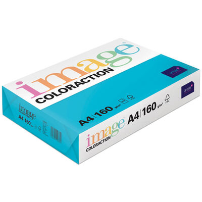 A4 Deep Turquoise Lisbon Image Coloraction Copy Paper: 250 Sheets image number 1