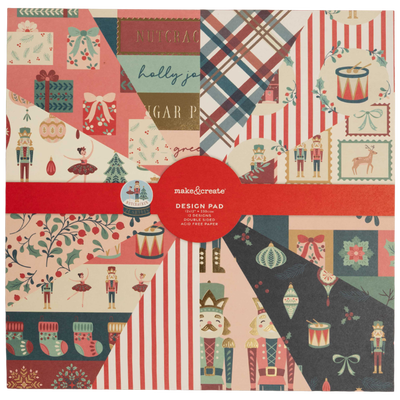 Nutcracker Design Pad: 12 x 12 Inches image number 1