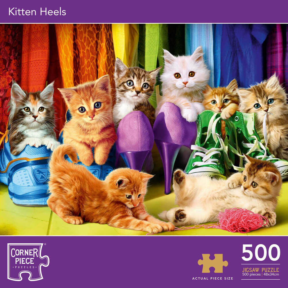 Toys & Games Brand New Kitten Heels 500 Piece Jigsaw Puzzle