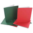 Create Your Own Green and Red Greeting Cards: 5 x 5 Inches image number 2