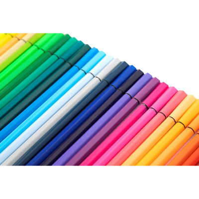Coloured Felt Pens - Pack Of 36