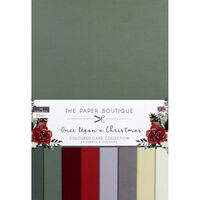 Once Upon a Christmas Coloured Card Collection - 24 Sheets