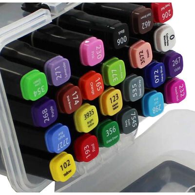 Boldmere Dual Tip Bright & Pastel Coloured Markers: Pack of 24 image number 2