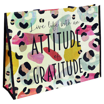 Attitude of Gratitude Reusable Shopping Bag image number 1