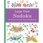 Large Print Floral Sudoku image number 1