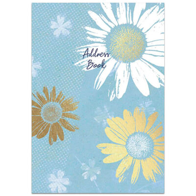 A5 Pastel Floral A-Z Index Address Book: Assorted image number 1