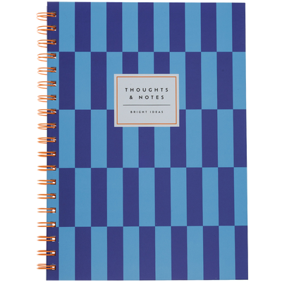 B5 Wiro Blue Colour Block Notebook image number 1