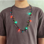 LED Christmas Flashing Necklace image number 2
