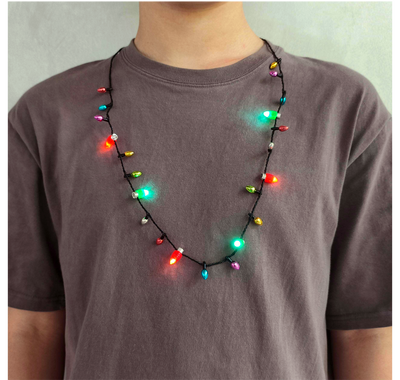 LED Christmas Flashing Necklace image number 2
