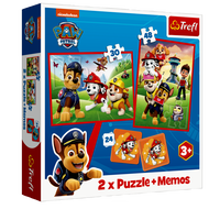 Paw Patrol Puzzle and Memos Game Set