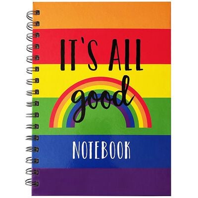 A5 Wiro Rainbow Notebook image number 1