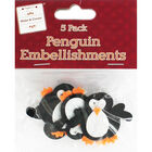 Penguin Embellishments - 5 Pack image number 1