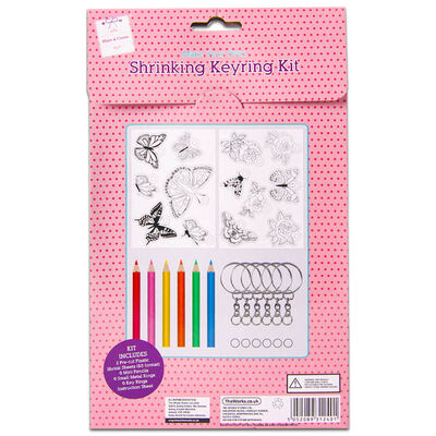 Make Your Own Shrinking Keyring Kit: Butterfly image number 4