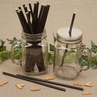 Black Paper Straws - 25 Pack image number 3