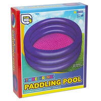 Three-Ring Inflatable Paddling Pool: Assorted