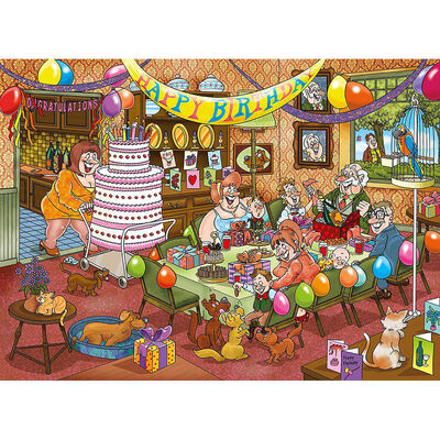 Wasgij Mystery 16 Birthday Surprise 1000 Piece Jigsaw Puzzle image number 3