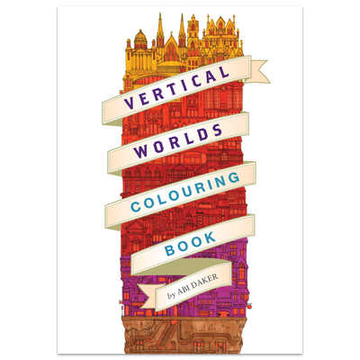 Vertical Worlds: Colouring Book image number 1