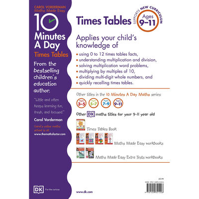 10 Minutes A Day: Times Tables image number 3