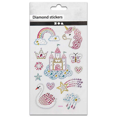 Diamond Unicorn World Stickers image number 1