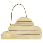 Wooden Hanging Sign: Cloud image number 1