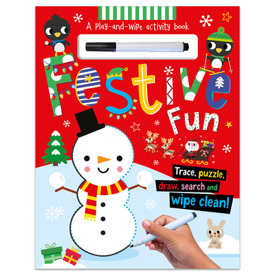 Festive Fun: A Play-and-Wipe Activity Book image number 1